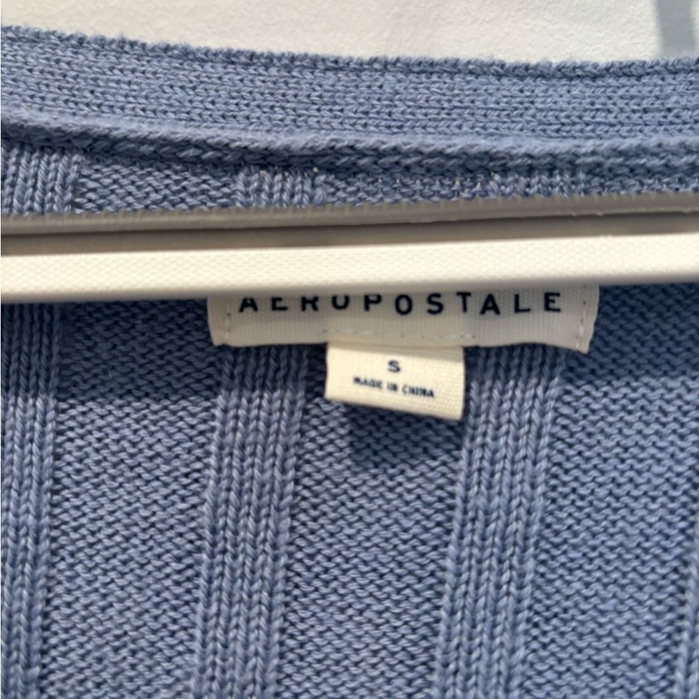Aeropostale  Ribbed Button-Up Cardigan - Picture 2 of 2